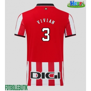 Athletic Bilbao Dani Vivian #3 Hemmatröja 2025-26 Kortärmad